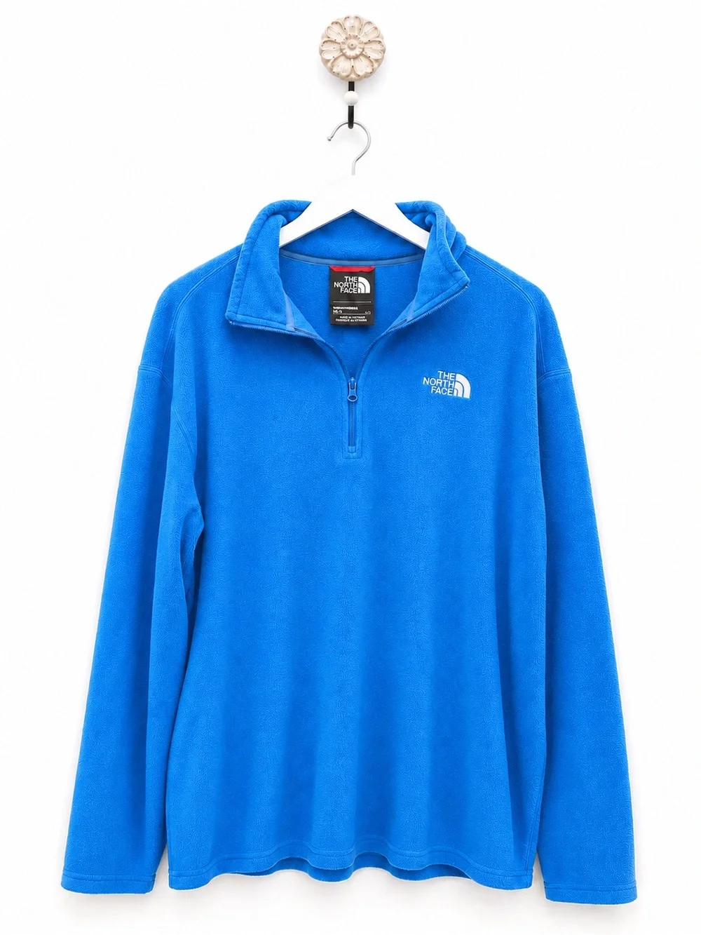 The North Face Men’s Electric Blue Half-Zip Fleece